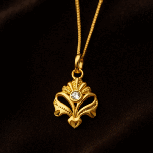 Gold looks like a pendant with a chain